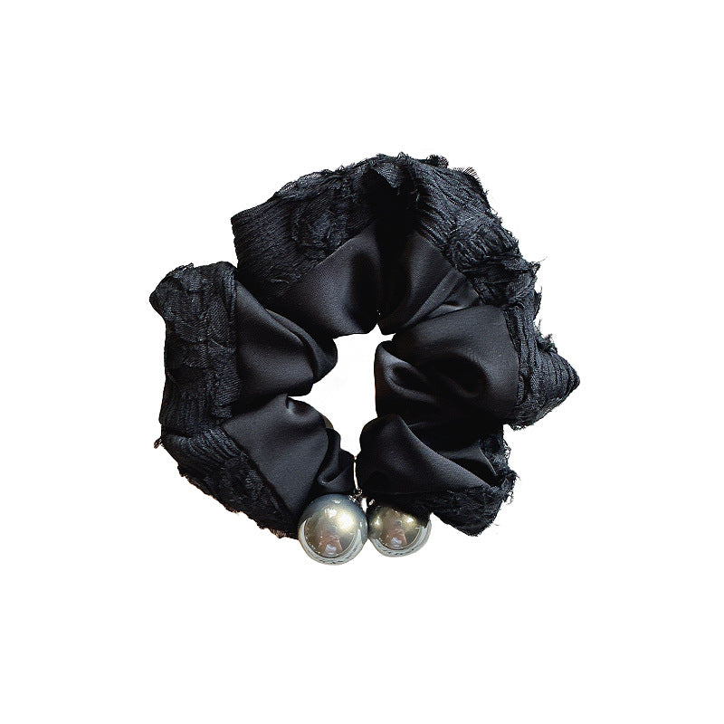 Wholesale Pearl Fabric Large Intestine Hair Rings